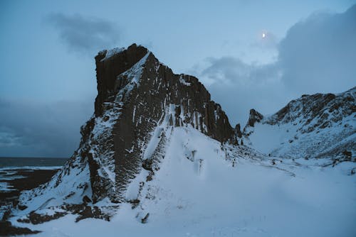 A Snow Covered Mountain