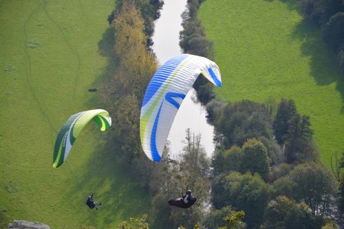 Free stock photo of free flight, nprmandie clã cy, parapentes Stock Photo