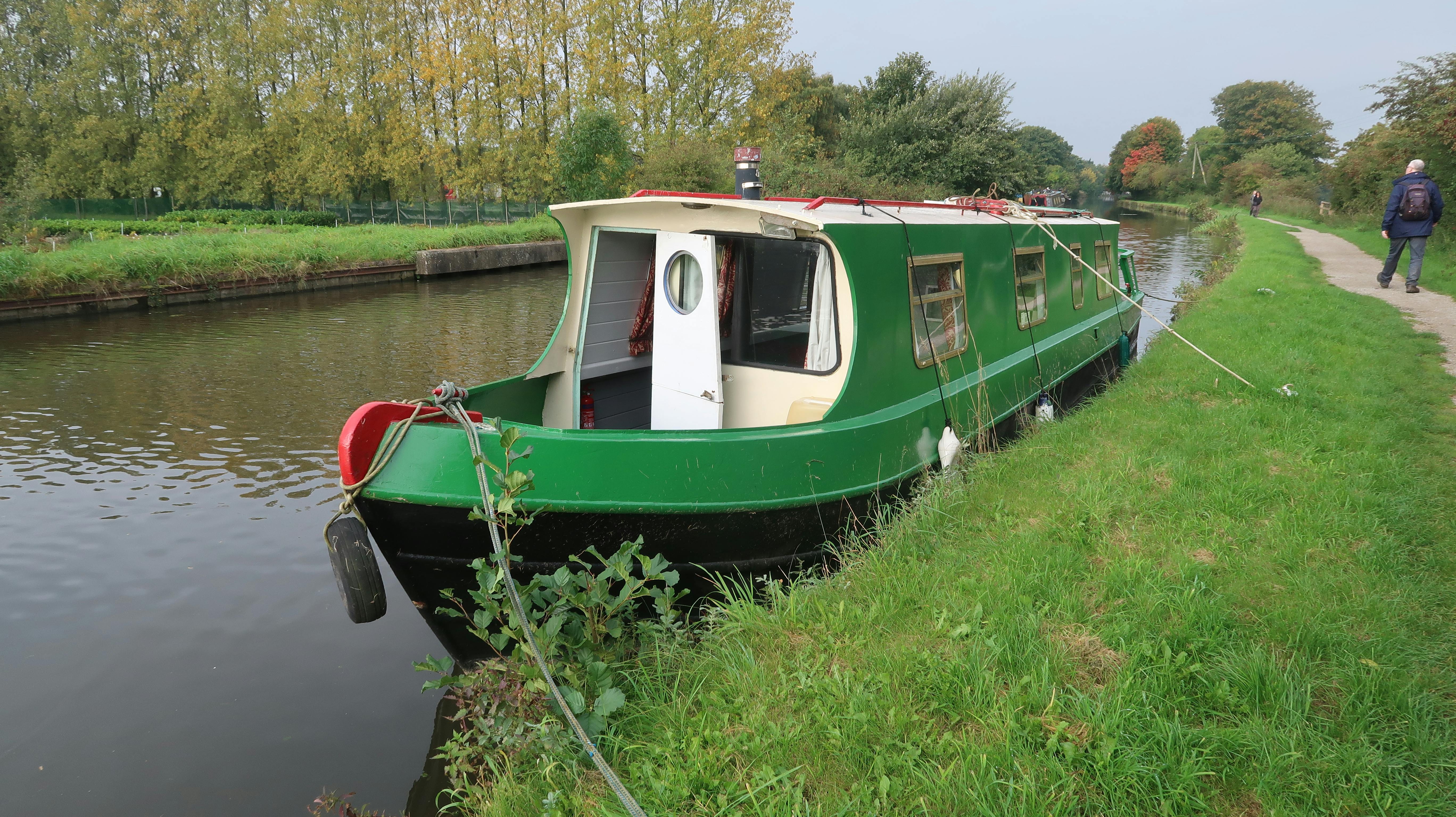 Free stock photo of canal, Narrowboat, towpath