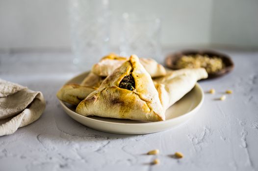 Fatayer (Spinach Pies)