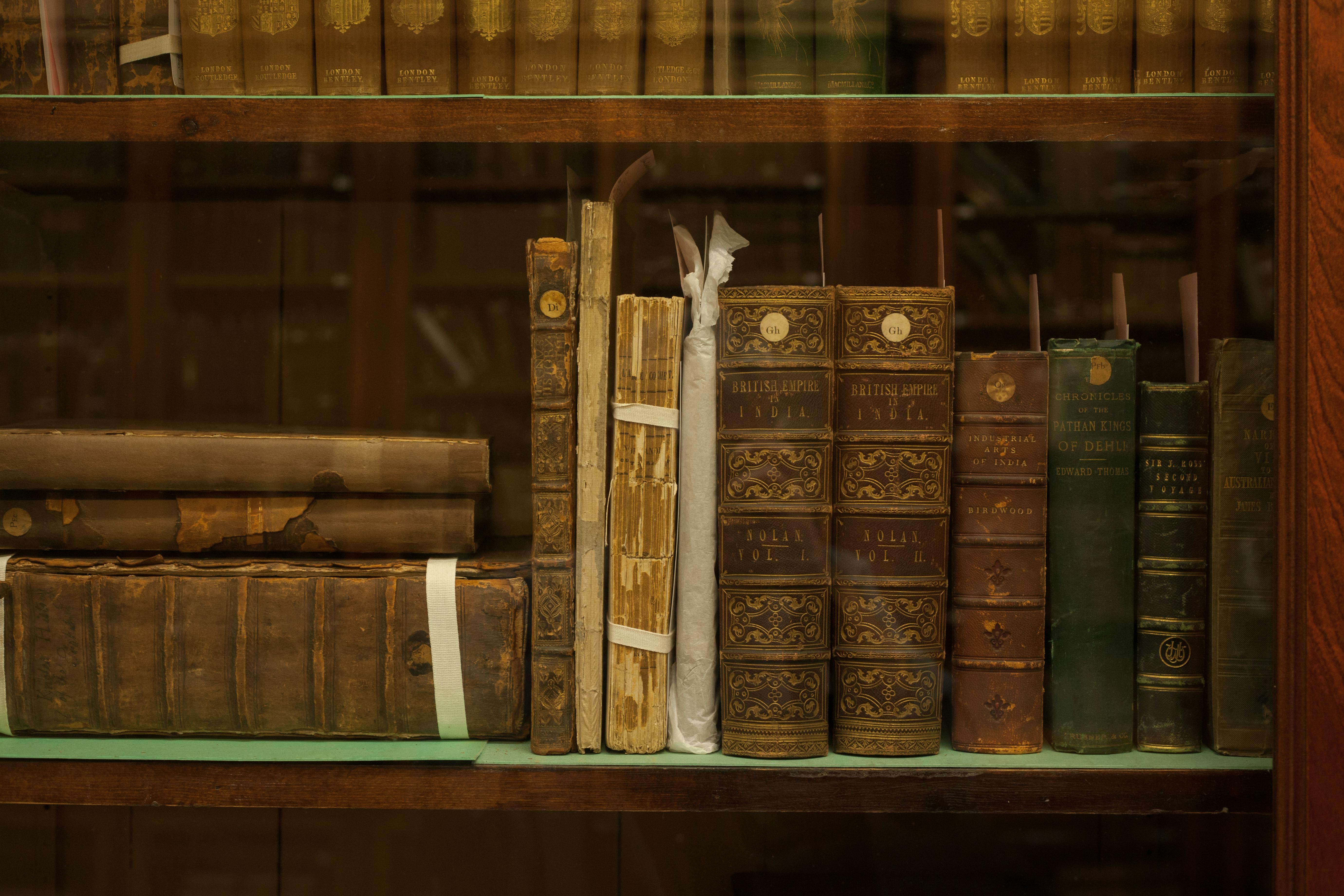 Free stock photo of books, British Empire in India, museum