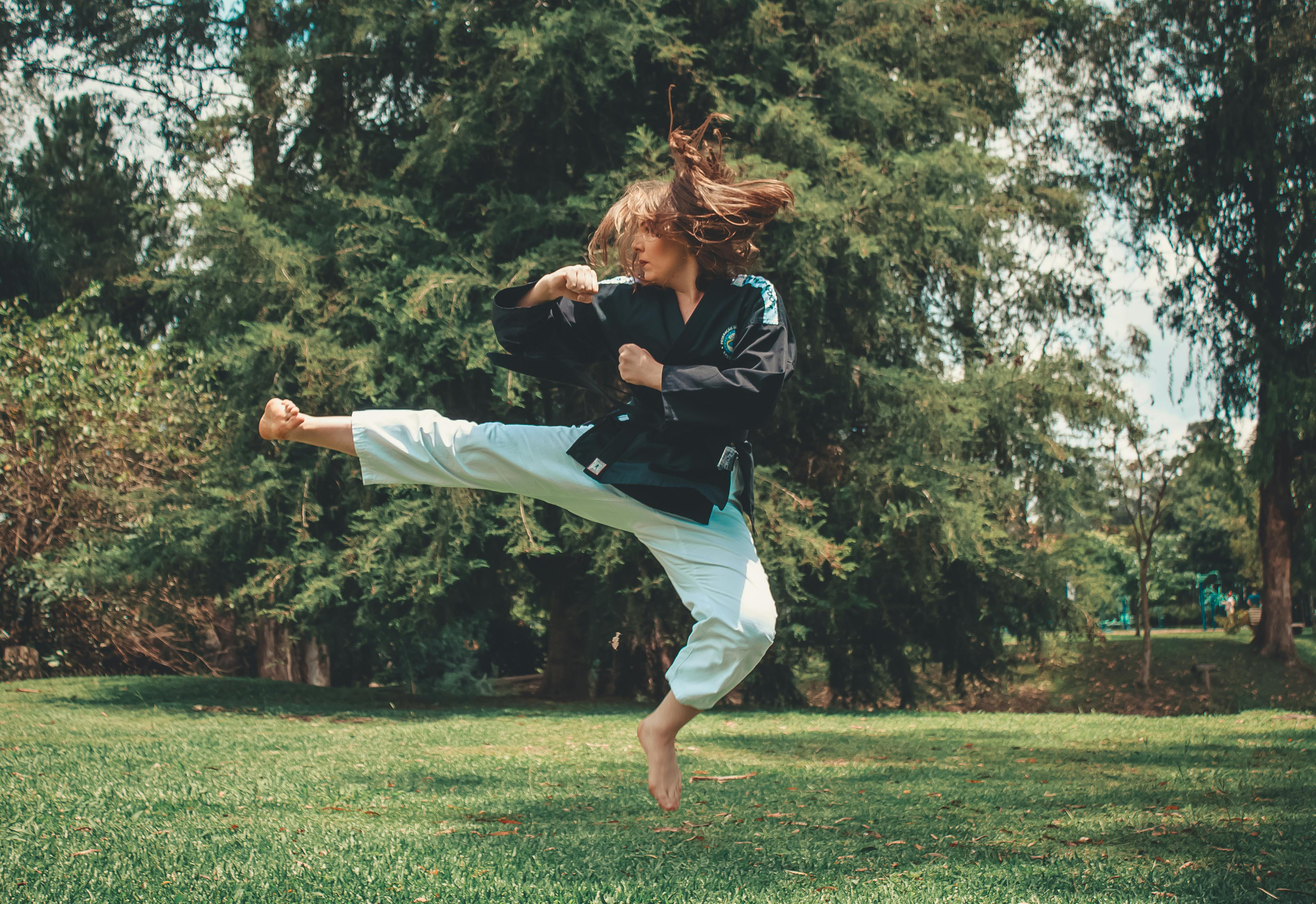 A Girl in White Taekwondo Uniform · Free Stock Photo A Girl in White Taekwondo Uniform · Free Stock Photo