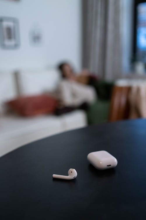 A Piece of Airpod on the Table