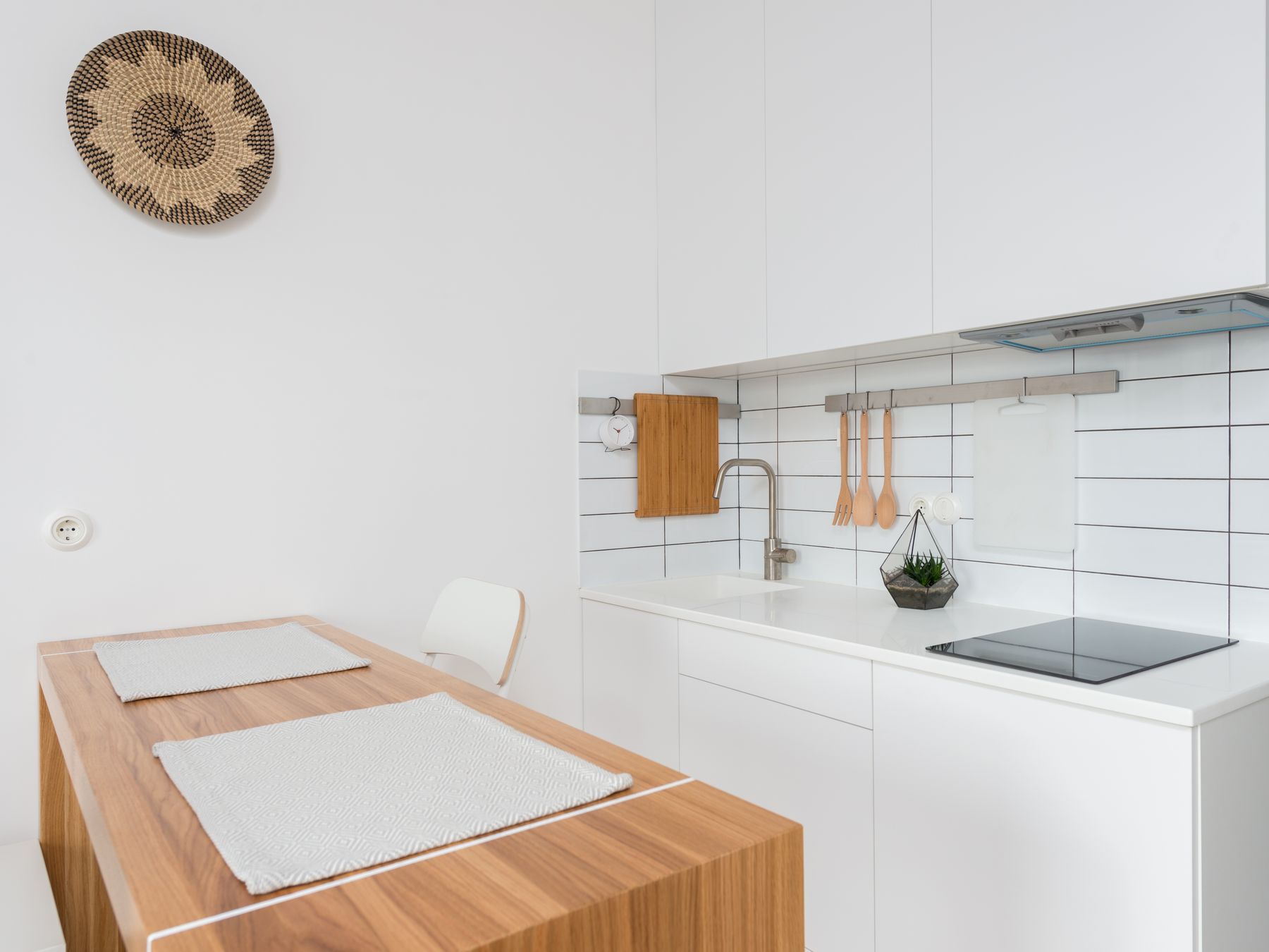 Kitchen Spraying in Hackney Wick — walls rolled to an even, flat finish