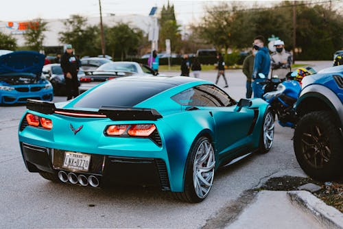 Free A Sports Car on a Street Stock Photo