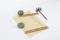 Brown Paper on white Background