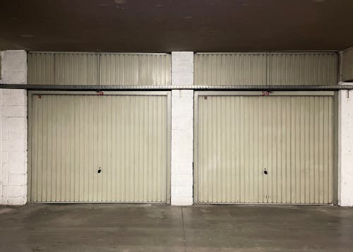 Closed Garage Doors 