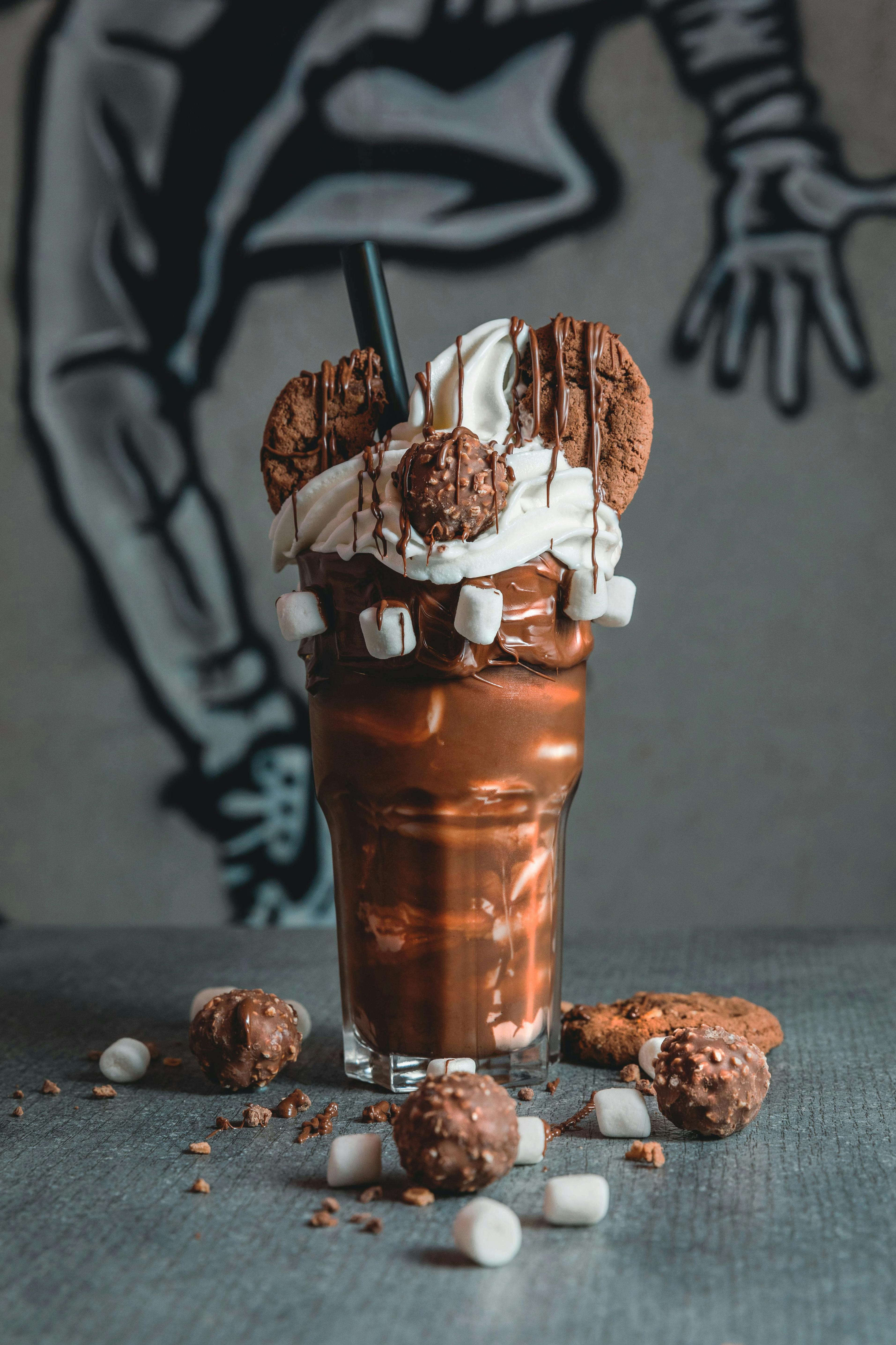 Angelino's Mocha Peanut Butter Milkshake - Angelino's Coffee