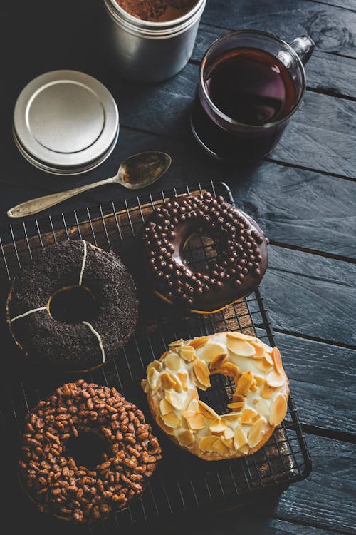 Gratis arkivbilde med bakt, delikat, donuts