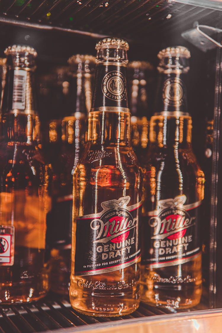 Bottles Of Beer In The Fridge