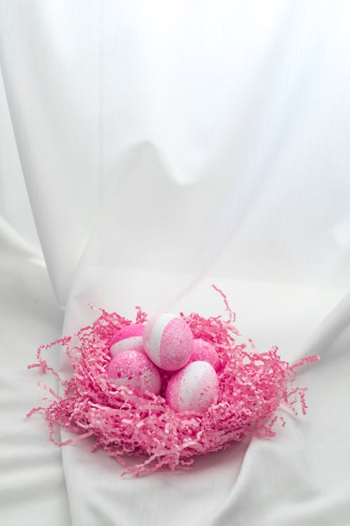 Pink Eggs On Pink Nest