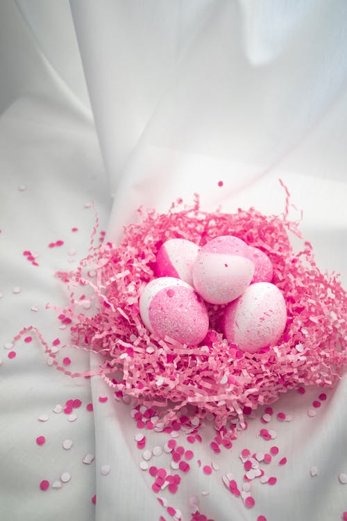 Pink Eggs On Pink Nest