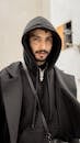 Man in Black Hoodie Standing