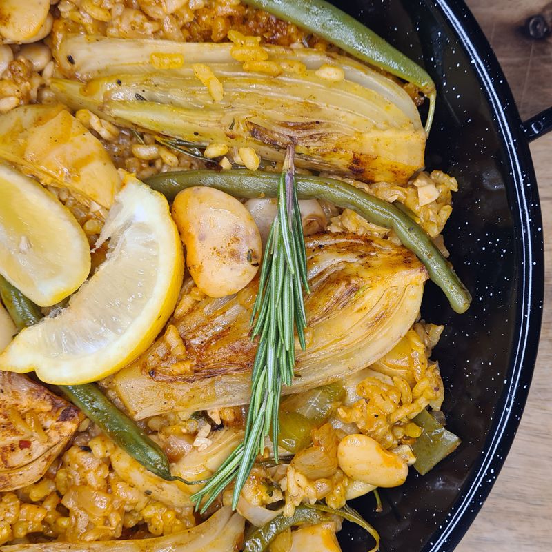 Air Fryer Roasted Fennel Caraway Rice