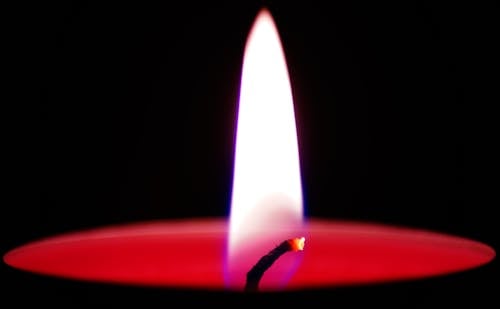 Free Flame in Candle Stock Photo