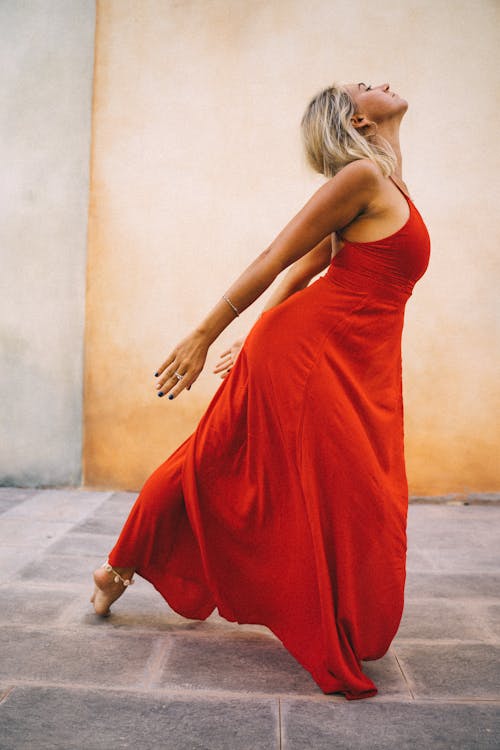Woman In a Red Dress