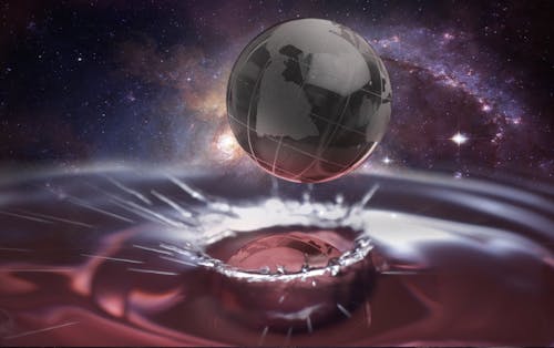 Δωρεάν στοκ φωτογραφιών με globe splash