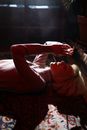 Free stock photo of adult, bed, bleached hair