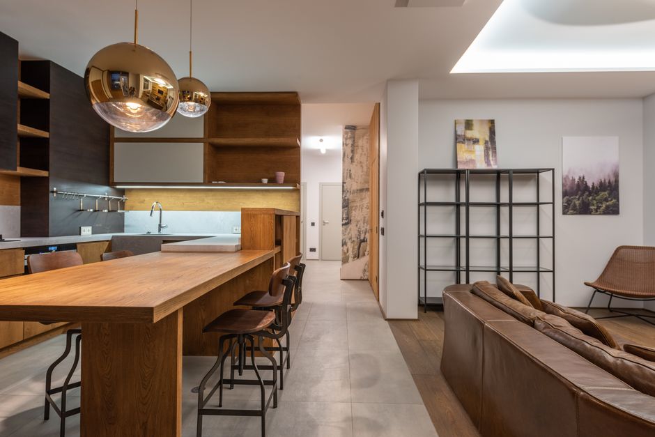 apartment kitchen counter planner cozy home lifestyle photo 2