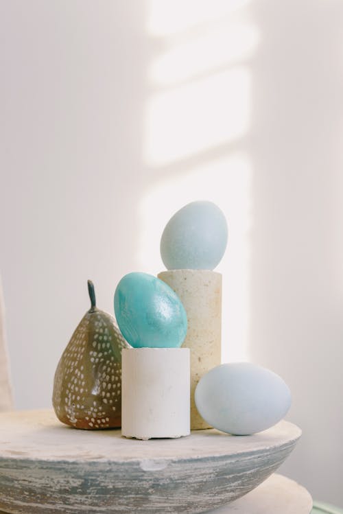 Fotobanka s bezplatnými fotkami na tému dekorácia, konceptuálny, modré vajcia