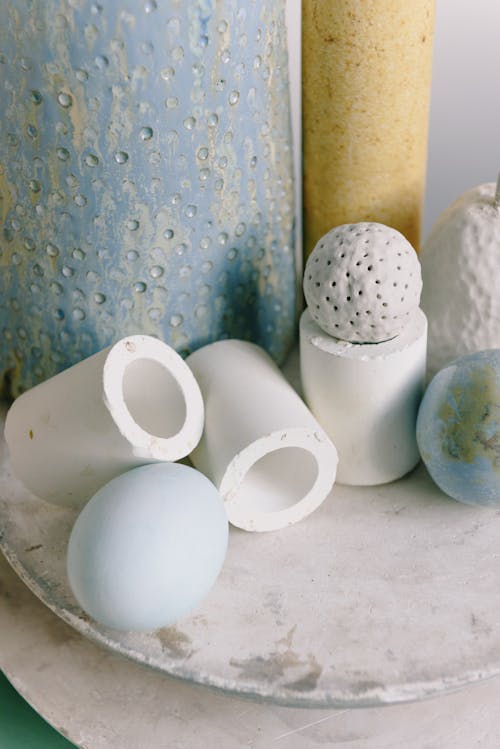 Close Up Shot of Ceramic Objects