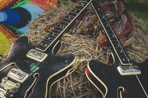 Δωρεάν στοκ φωτογραφιών με ηλεκτρική κιθάρα, καλαμάκια, κιθάρα
