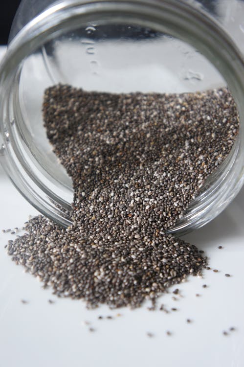 Free Fish Food Inside Jar Stock Photo