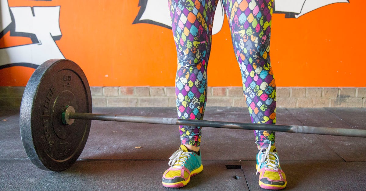 Free stock photo of barbell, bright leggings, crossfit