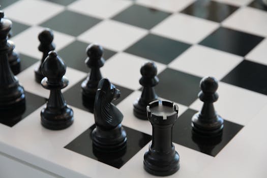 Free stock photo of game, chess, board game, black and white