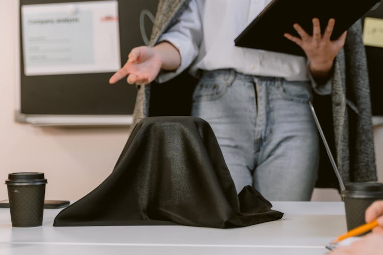 Black Cloth On The Table