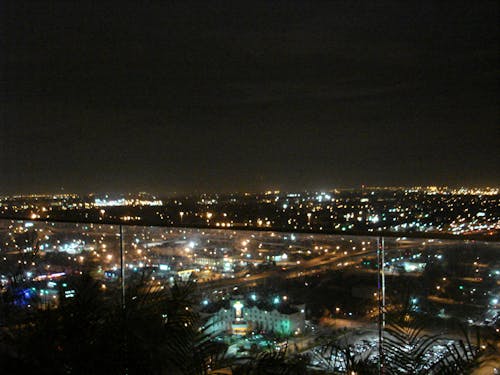 คลังภาพถ่ายฟรี ของ ฮูสตันในเวลากลางคืน