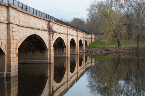 Foto d'estoc gratuïta de aqüeducte, canal de c & o, reflex de l'aigua