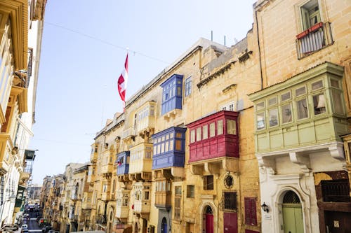 Immagine gratuita di balconi maltesi, malta, valletta