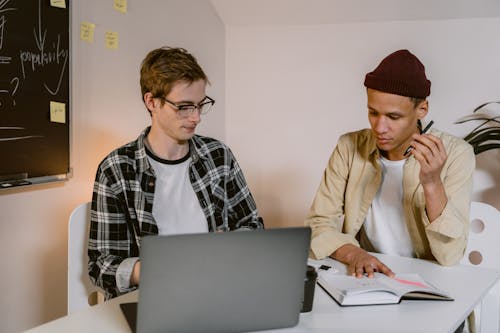 Men Working Together at the Office