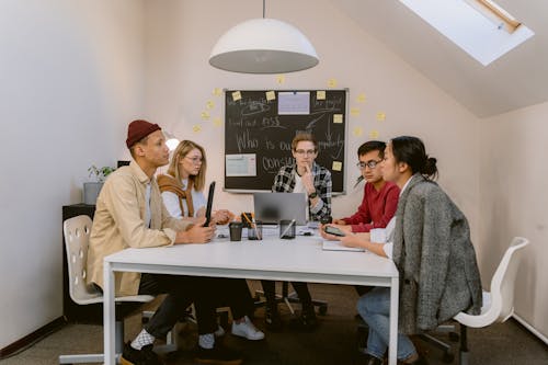 Free Photo of People Having a Meeting Stock Photo