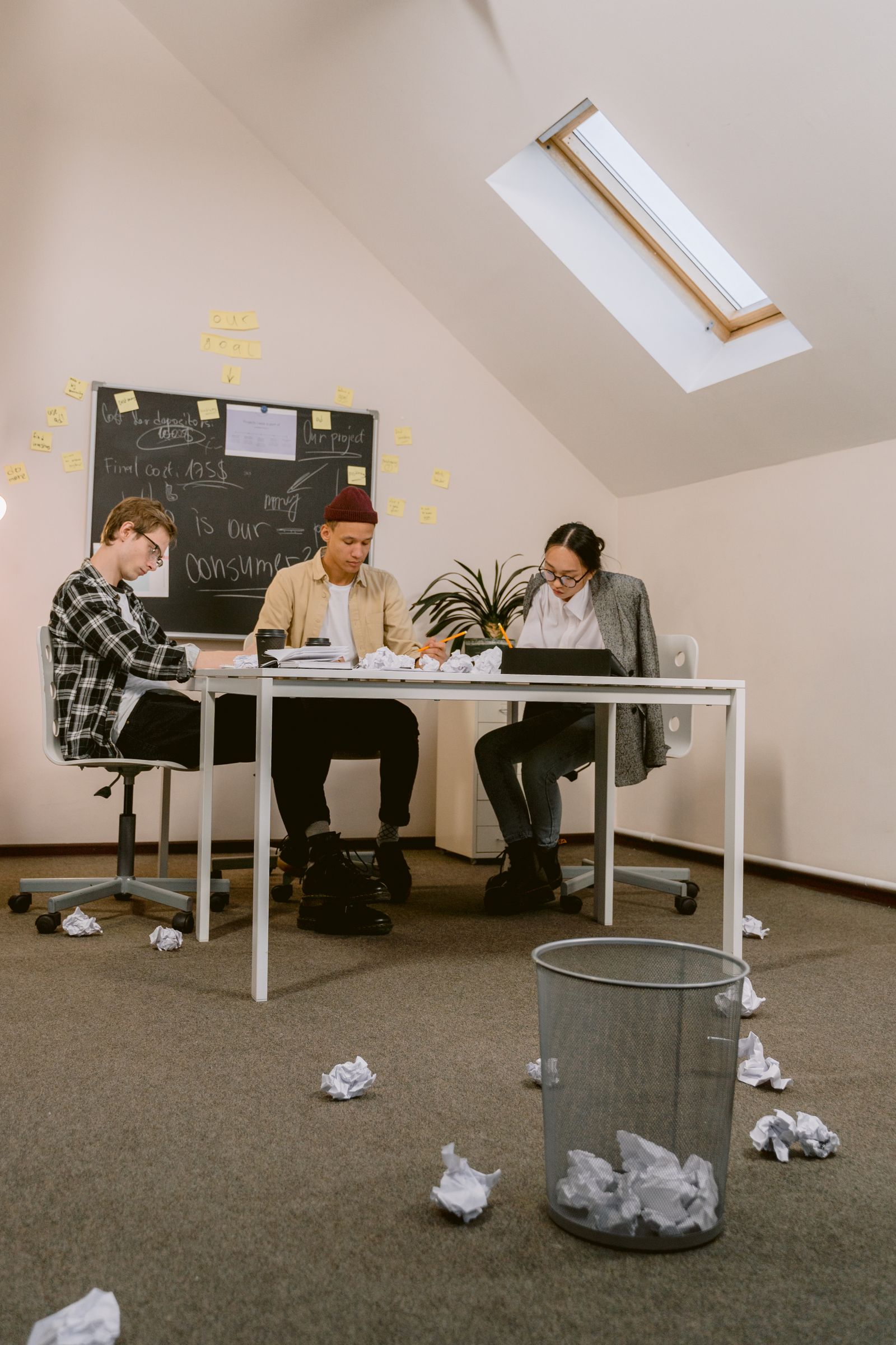 Team collaborating during a strategy workshop