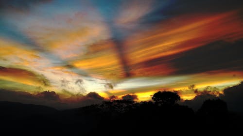 Immagine gratuita di cielo drammatico, cielo nuvoloso, colore