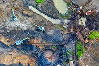 Aerial View of a Construction Site