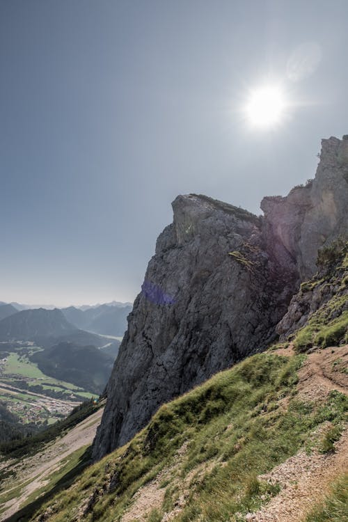 太陽, 山, 岩石 的 免费素材图片
