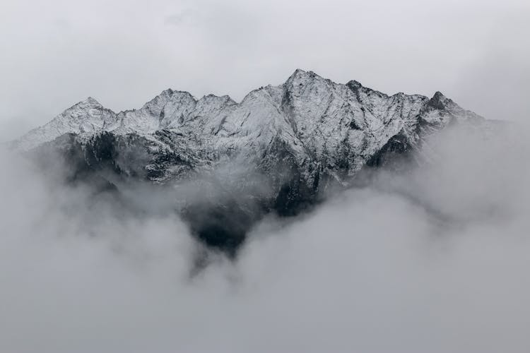 Landscape Photography Of Mountains Covered In Snow