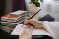 Free stock photo of arts and crafts, at table, blur
