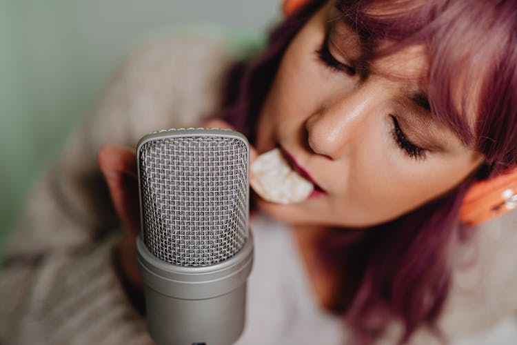 A Woman Making A Cracking Sound Effect