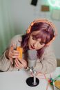 A Woman Talking About Medicines