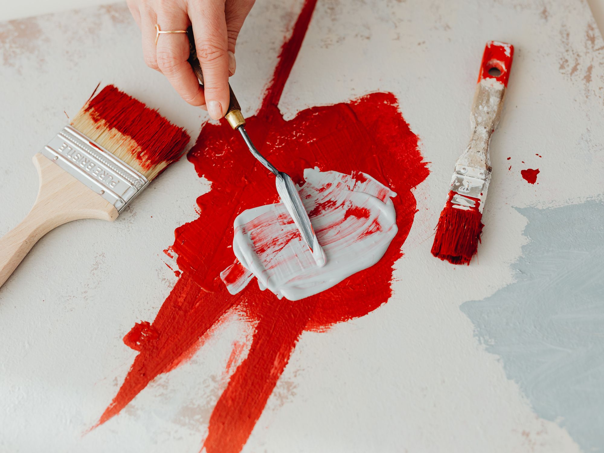 Interior Painting in Addiscombe, Croydon — decorator applying interior paint to walls and ceilings