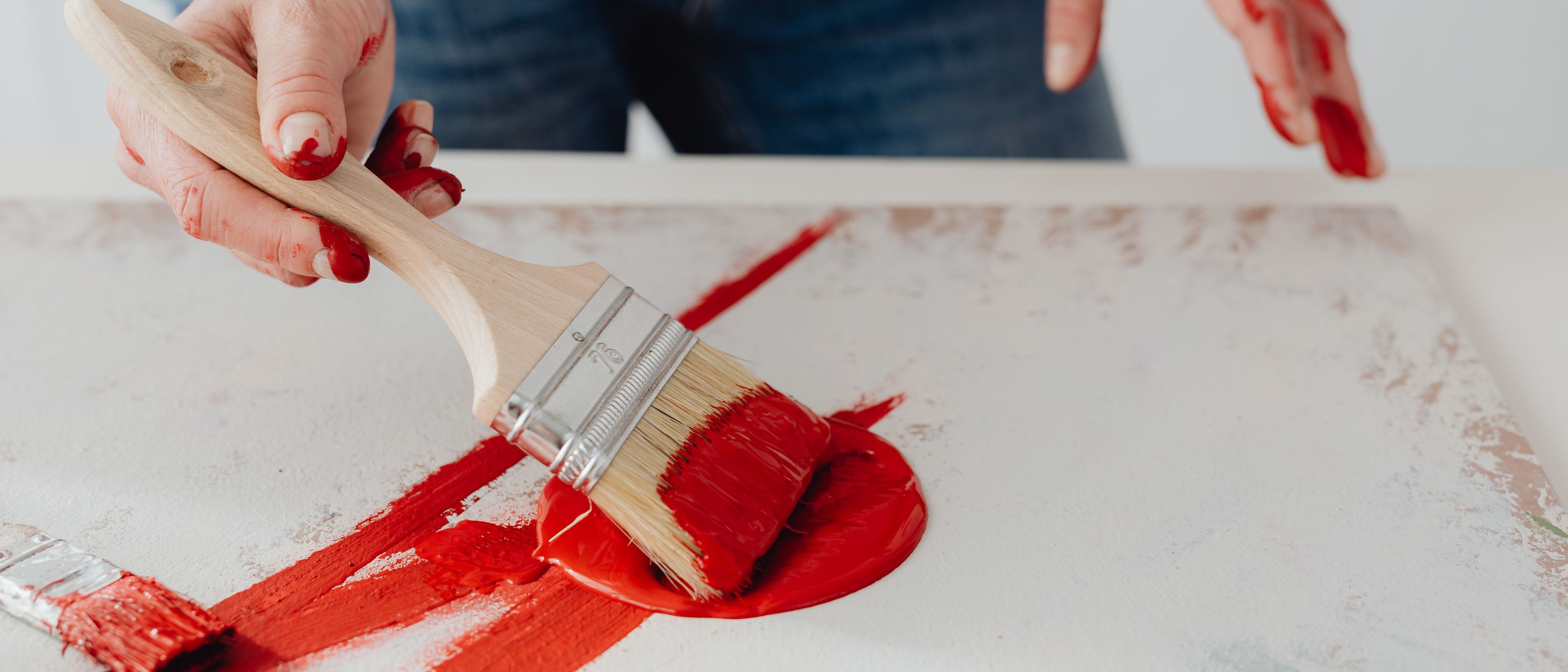 Painters and Decorators in Gallows Corner — walls rolled to an even, flat finish