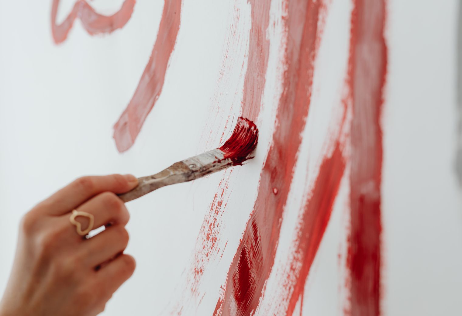 Commercial Decorating in Motspur Park — careful masking before painting begins