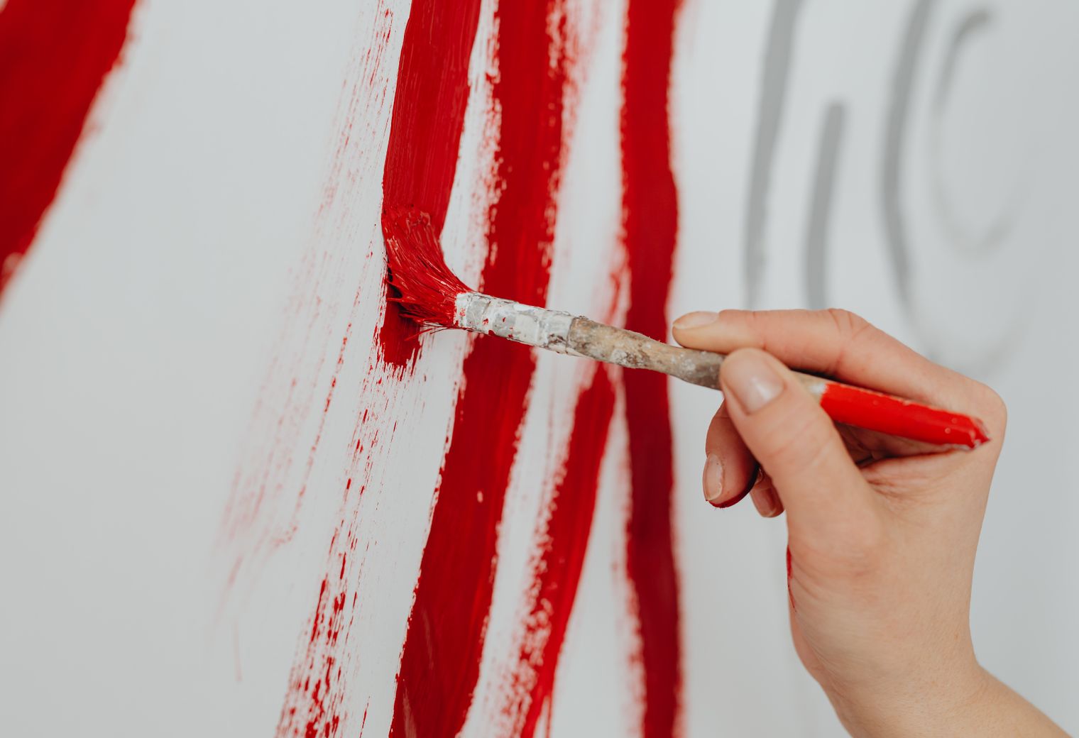 Painters and Decorators in Millwall — walls rolled to an even, flat finish