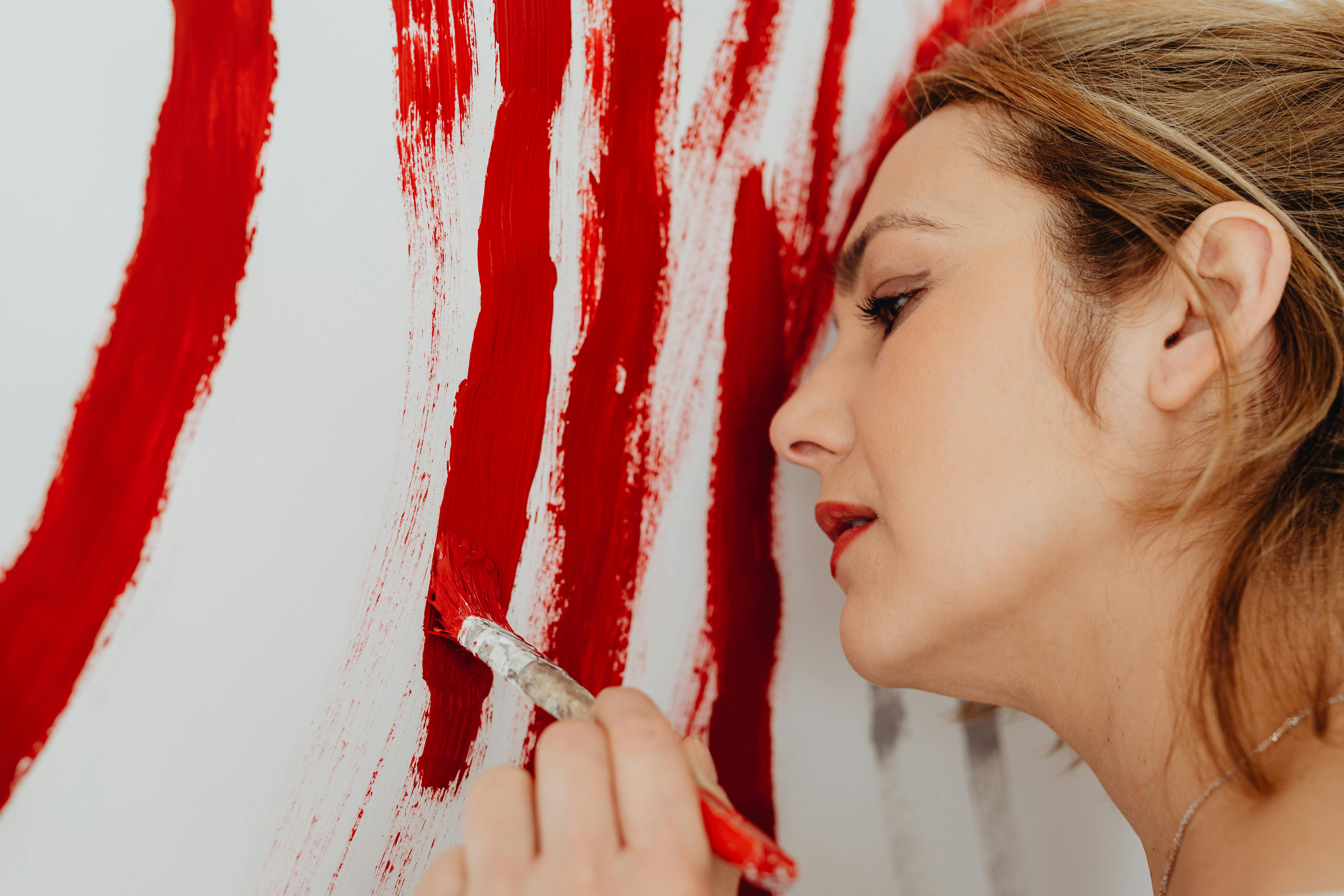 Ingyenes stockfotó absztrakt művészet, akrilfesték, beltéri tevékenység témában Stockfotó