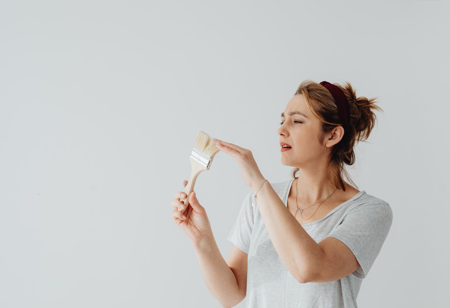 Interior Painting in North Finchley — dust sheets down and the room fully protected