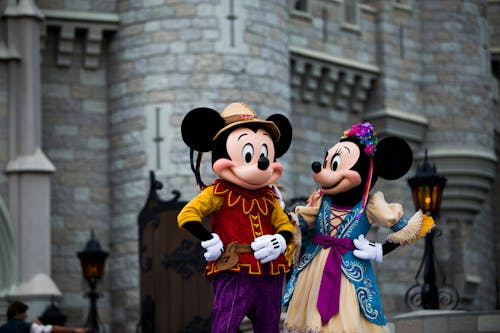 Mickey and Minnie Mouse Mascot